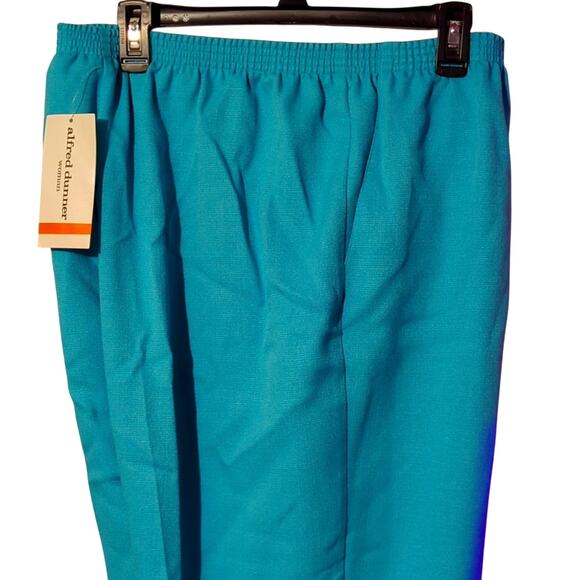 NWT Alfred Dunner Turquoise Pants Side Pockets 16WP 0186 - Picture 2 of 4